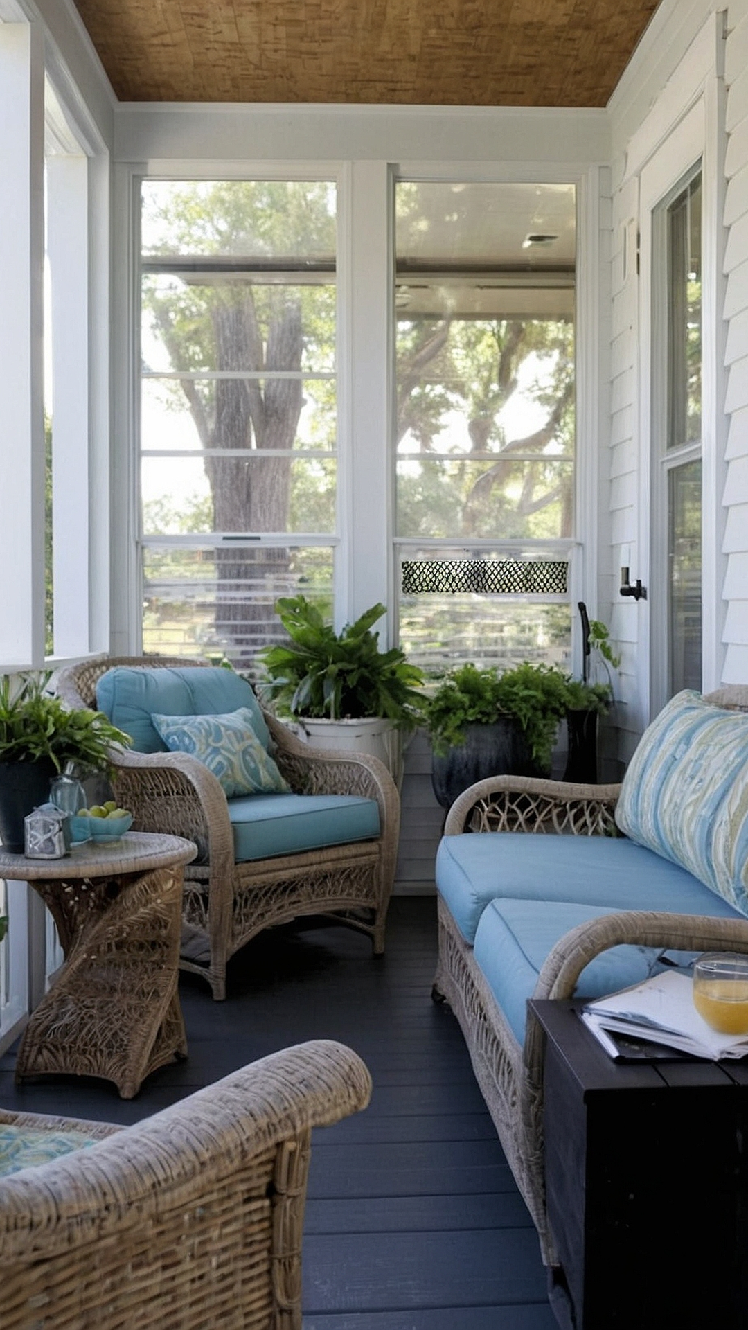 Screened in Serenity: Porch Plan Inspiration