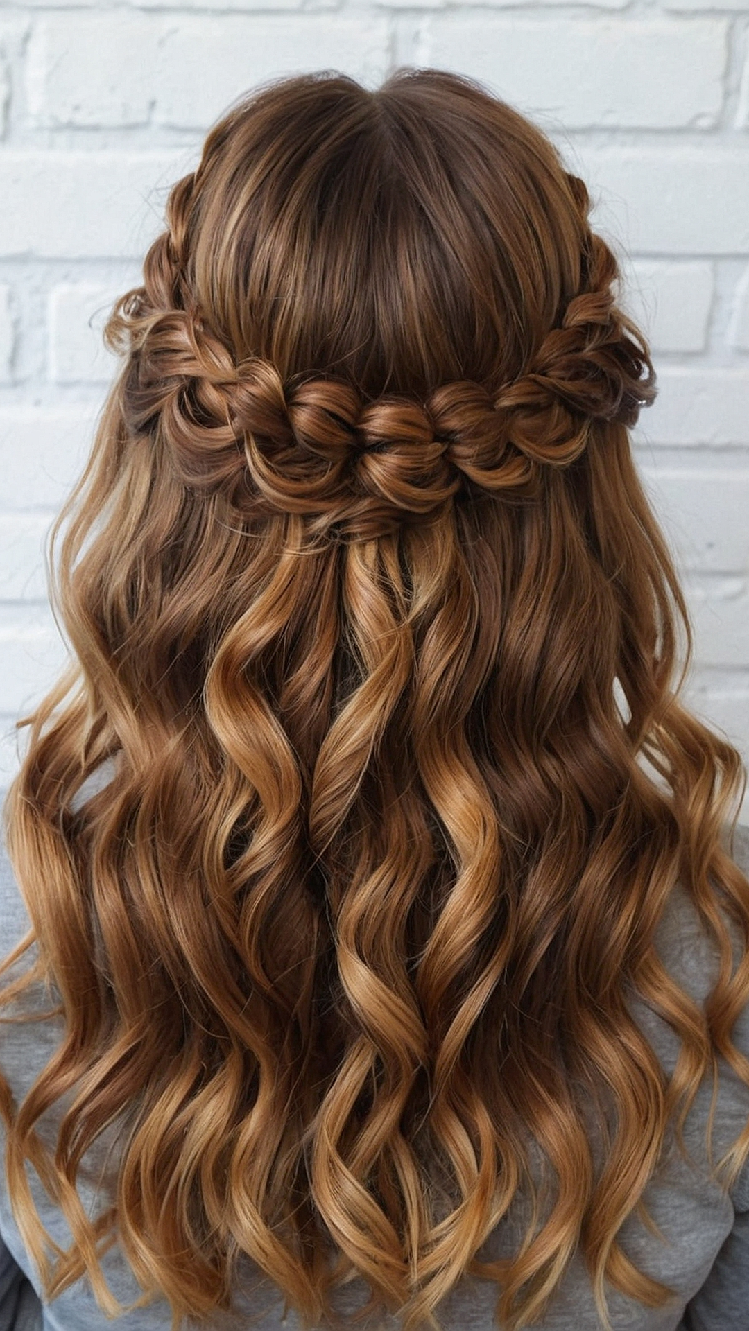 Half-Up Half-Down Styles for a Sweet Prom Appearance