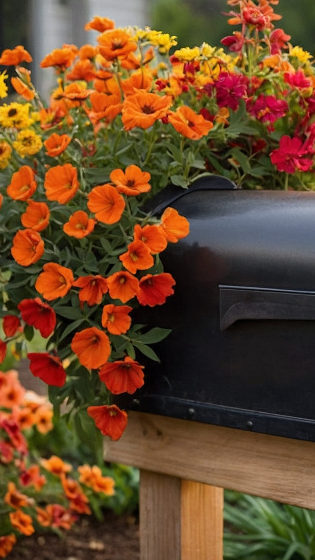 Petal Perfection: Mailbox Garden Delights