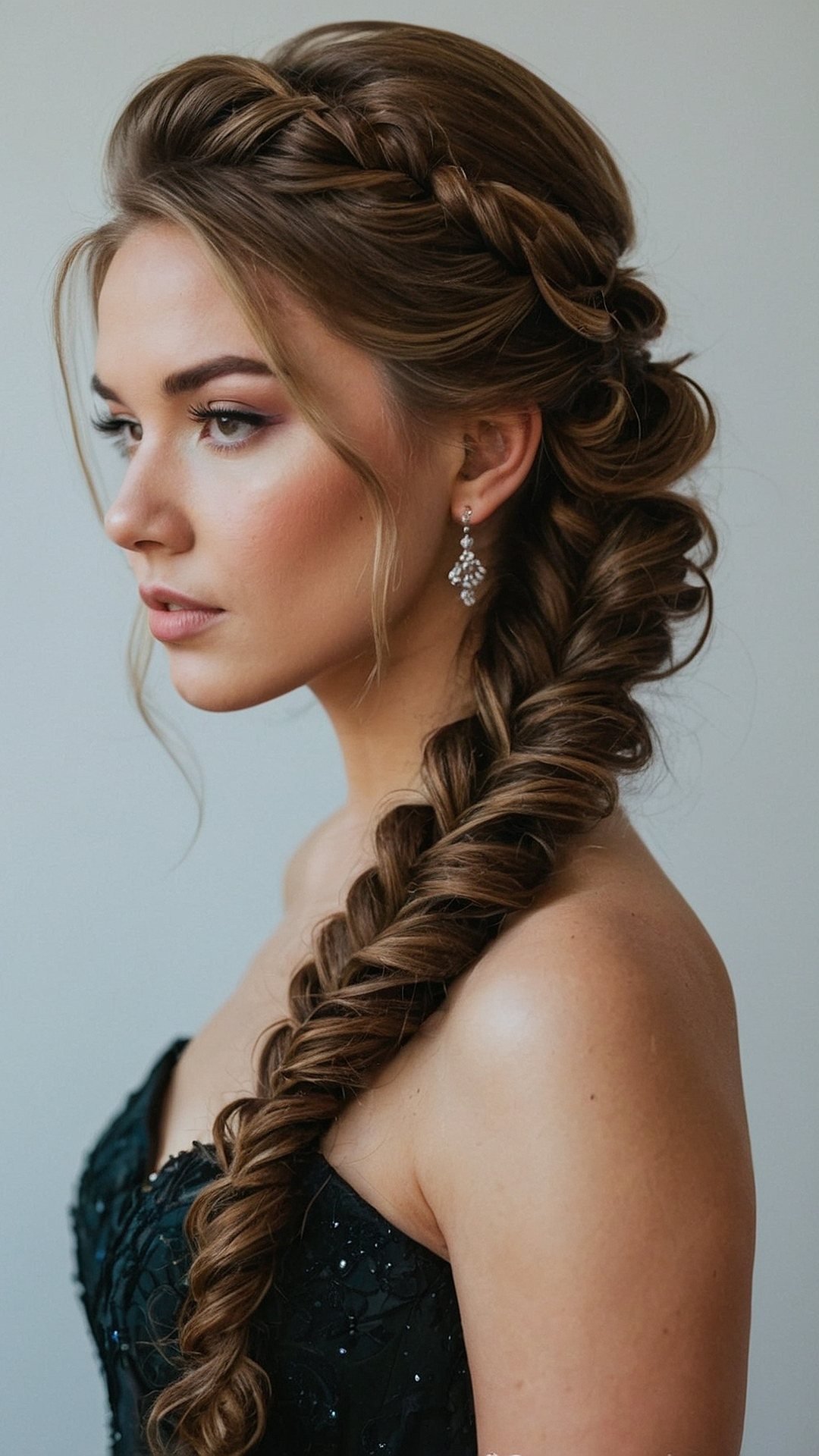 Beautiful Beachy Waves for a Chic Prom Night