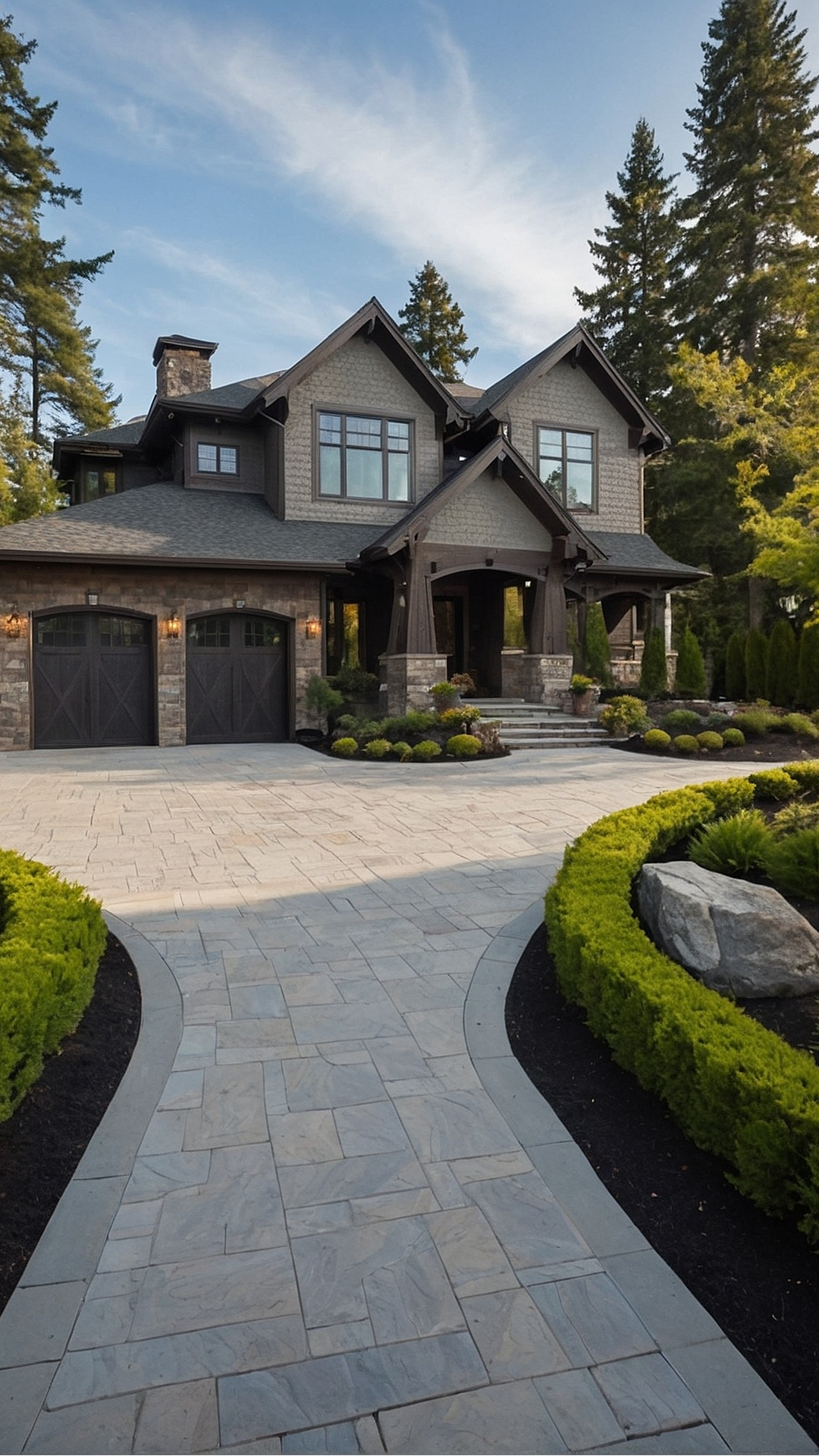 Low Maintenance Driveway Entry Landscaping Ideas