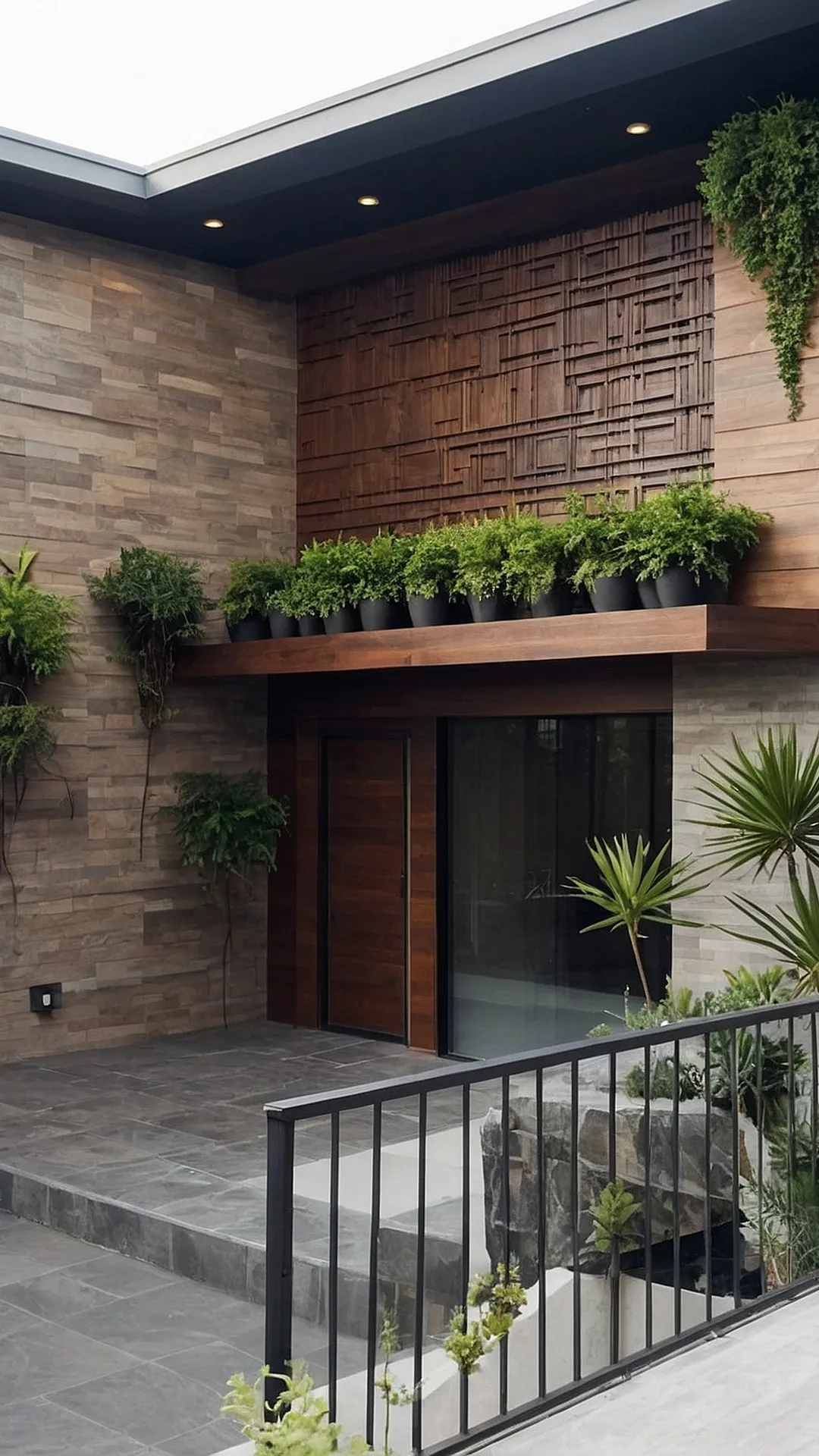 Elegant Exteriors: Stylish Wall Design Concepts