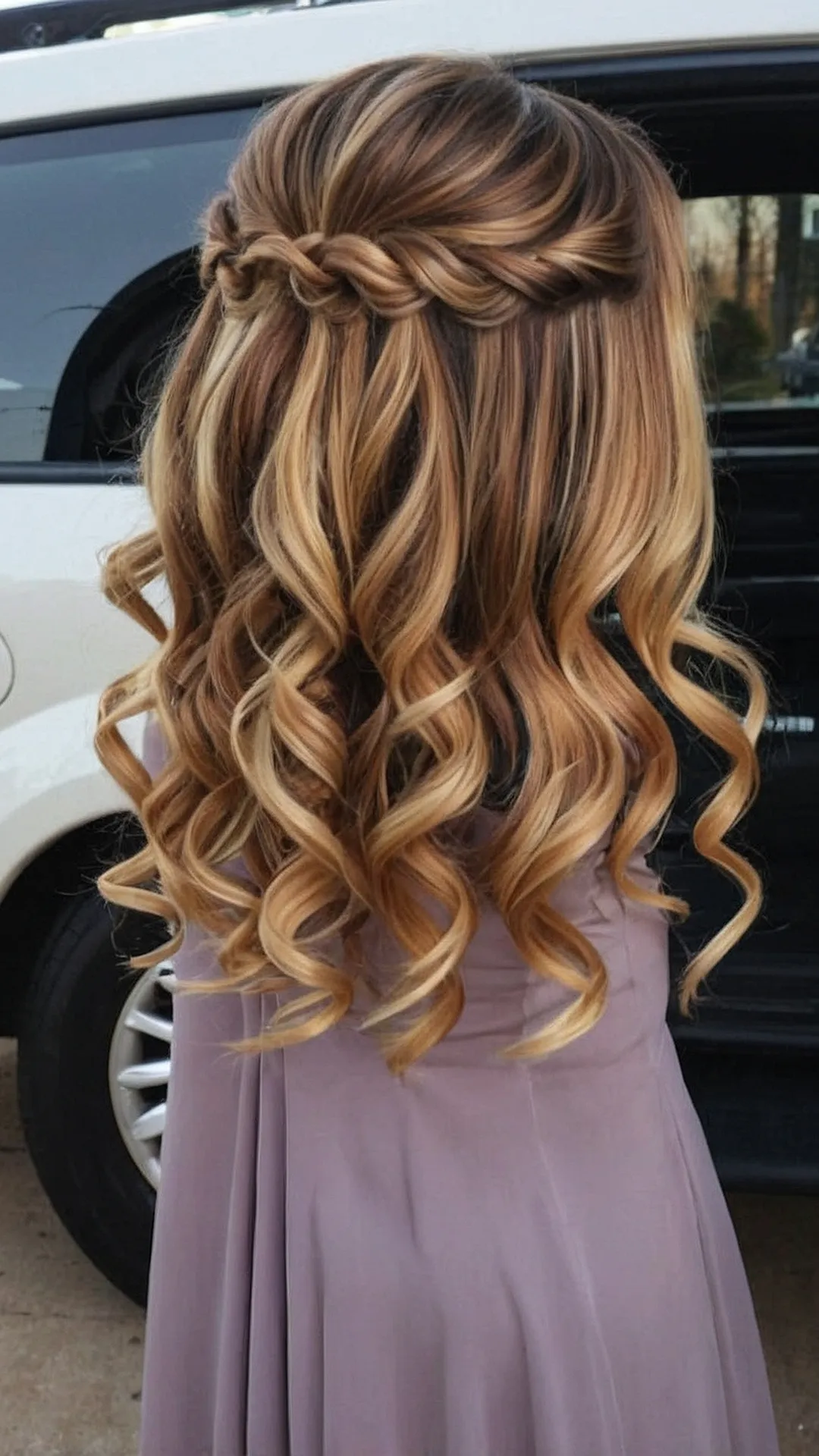 Glamorous Waves: Cute Prom Hairstyles