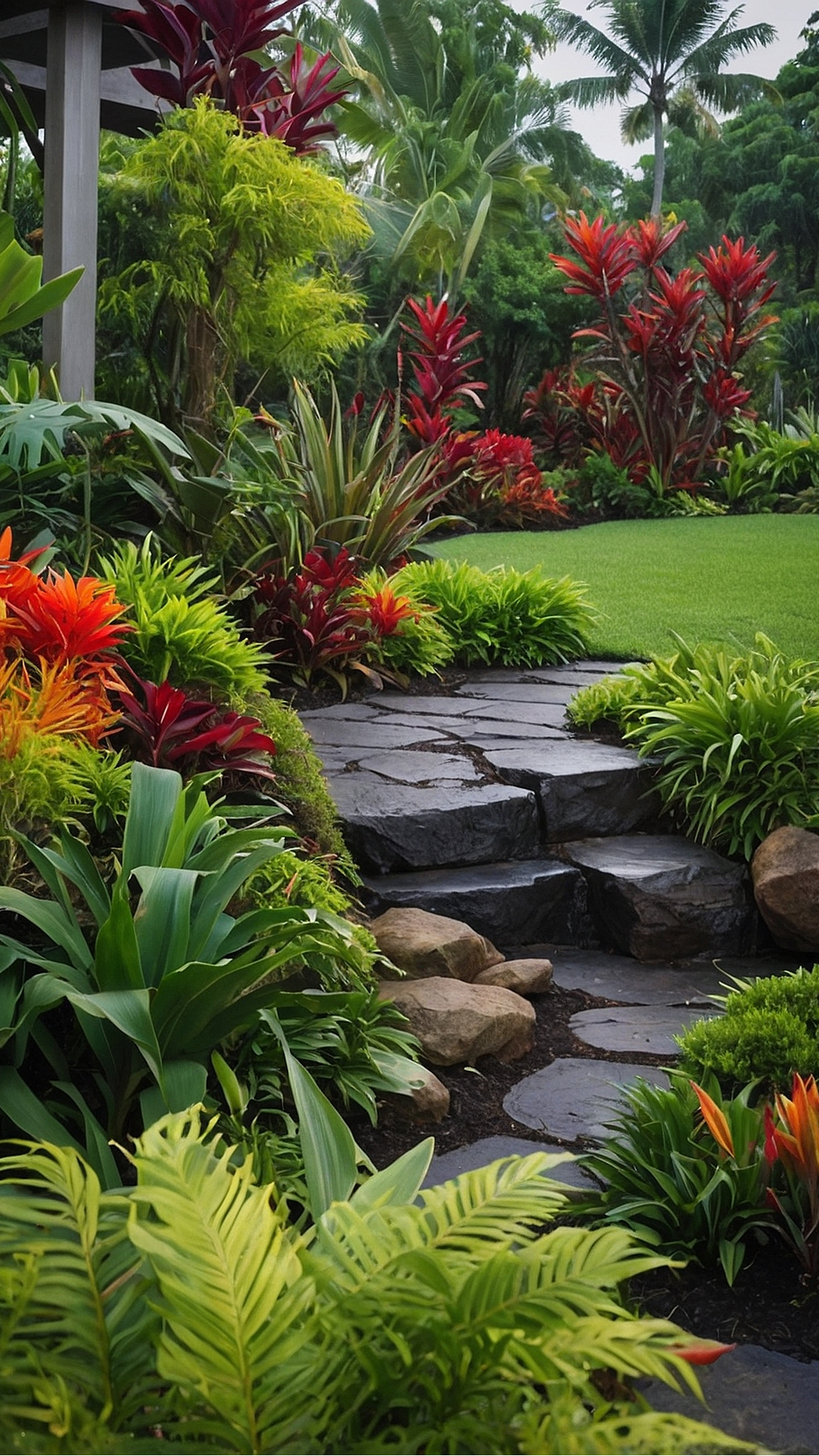 Lush Oasis: Vibrant Tropical Garden Designs