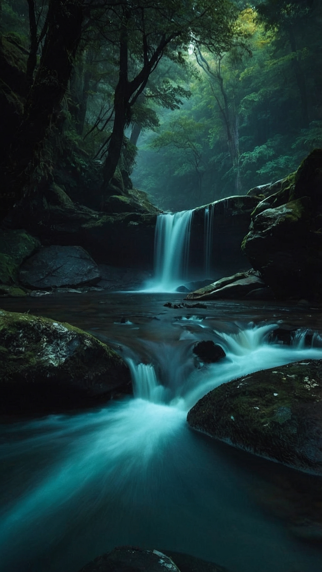 Enchanting Waters: Waterfall Wallpaper Showcase