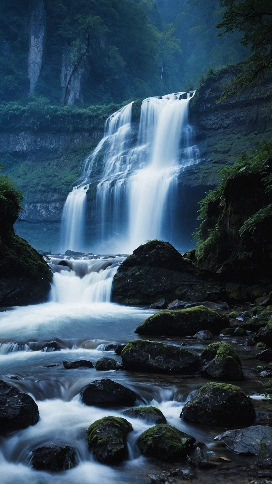 Dreamy Falls: Waterfall Wallpaper Imagery