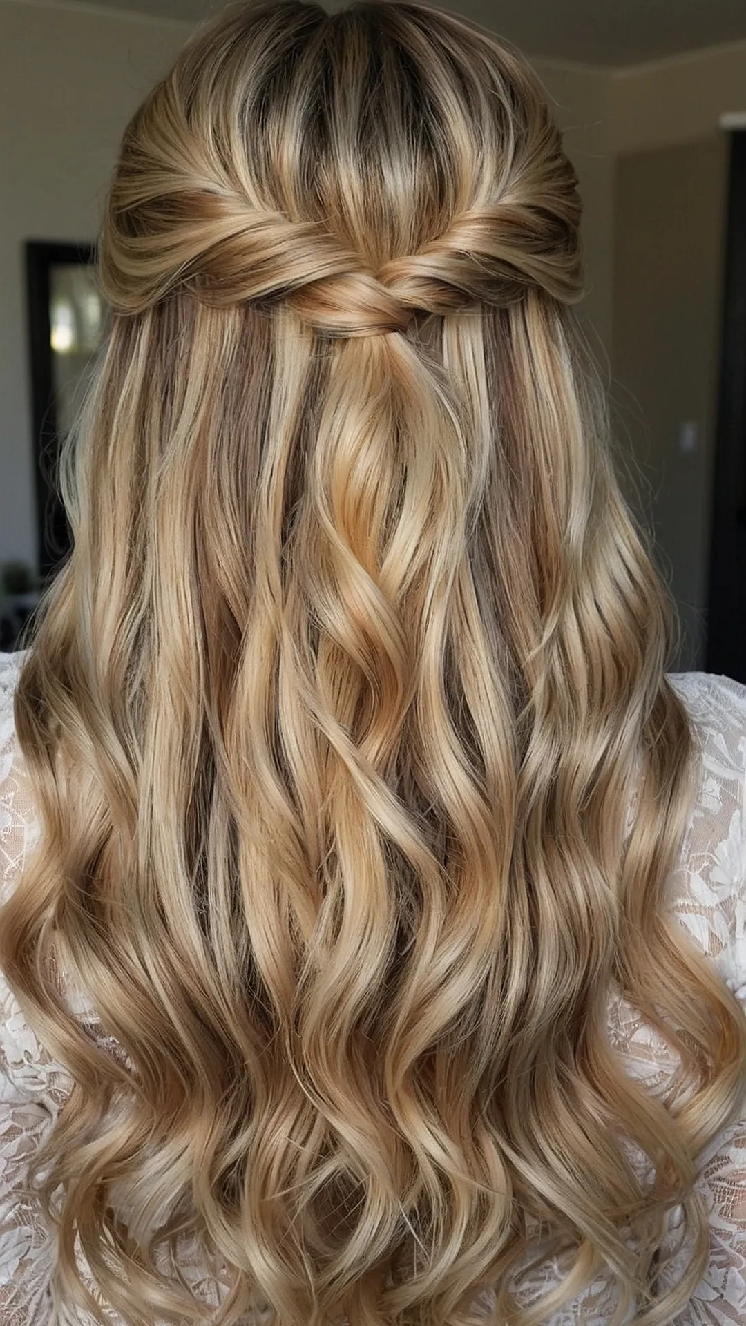 Classic Half Up Half Down Bridal Hairstyles