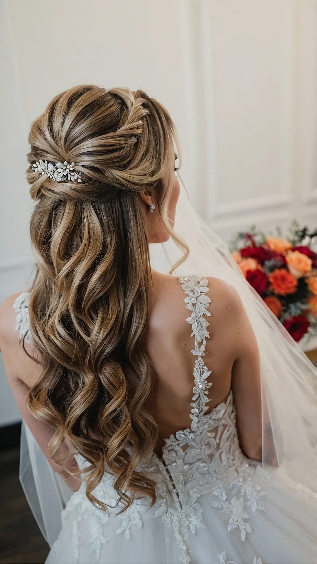 Timeless Elegance: Half Up Half Down Wedding Styles