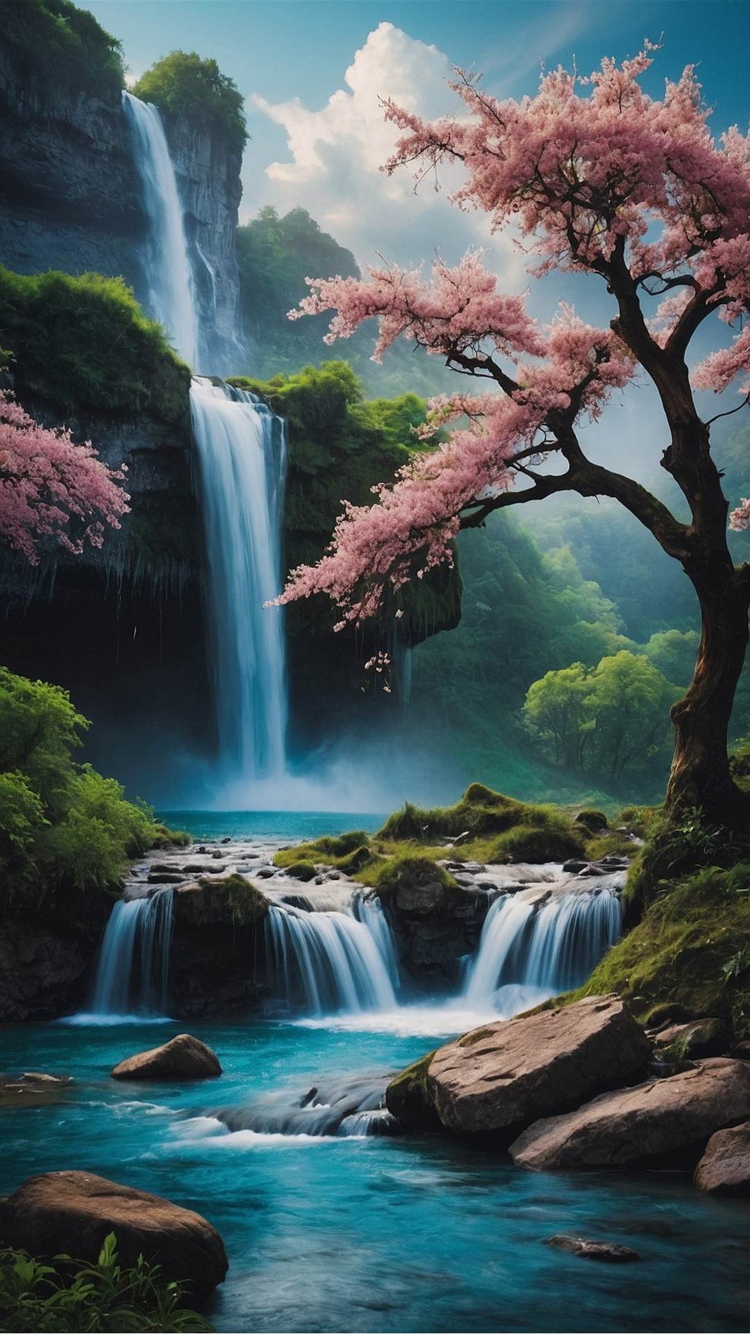 Hidden Gems: Unique Waterfall Wallpaper Ideas