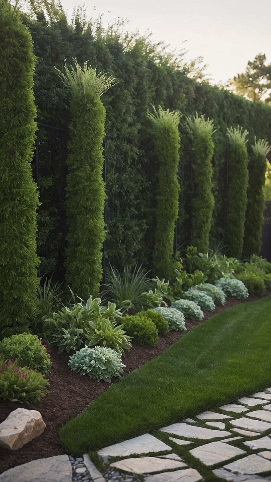 Line of Beauty: Artistic Fence Line Landscaping