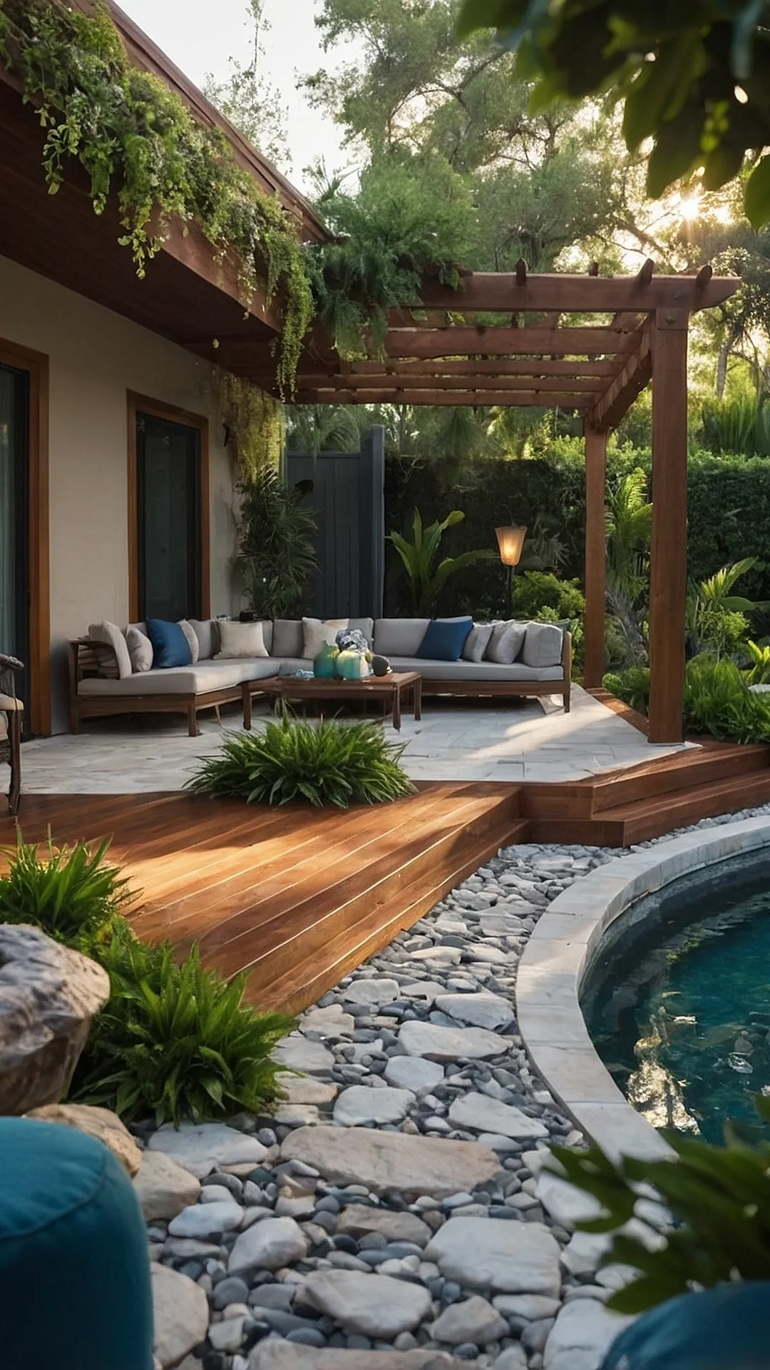 Celestial Gardens: Backyard Paradise Elegance