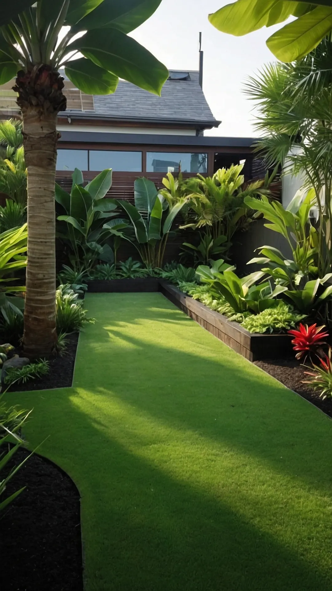 Swaying Palms: Tropical Backyard Beauties