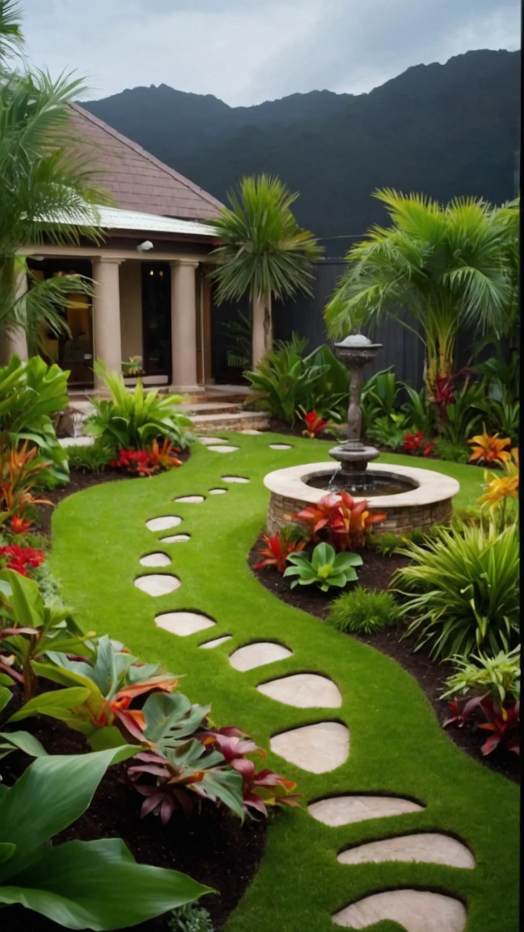 Palm Perfection: Tropical Backyard Paradise